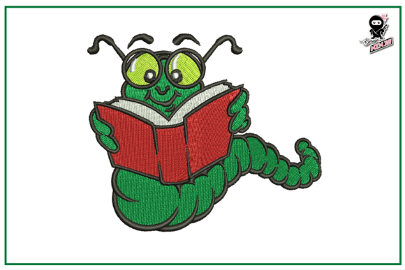 A Bookish Caterpillar Design for Back-to-School Crafting