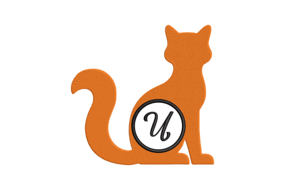 A Designer's Review of the Creative Fabrica Cat Letter U Embroidery