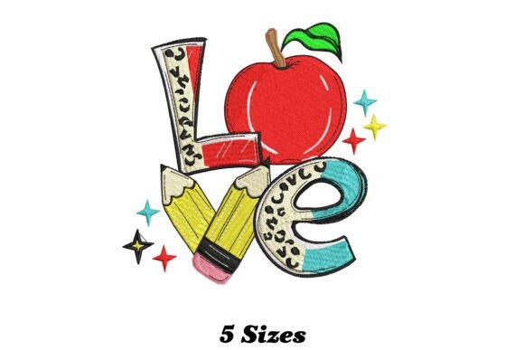 A Designer's Review of the Love Back to School Embroidery File