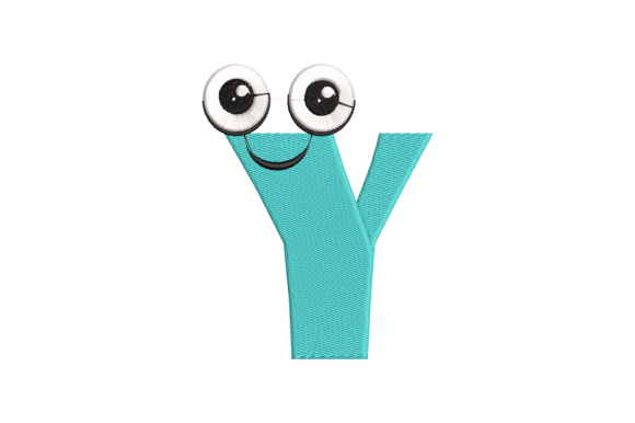 A Designer's Review: The Funny Letter Y for Personalized Gift Embroidery