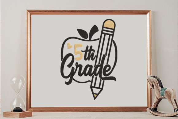 An Embroidery Designer's Seasonal Review of 5th Grade Apple Pencil