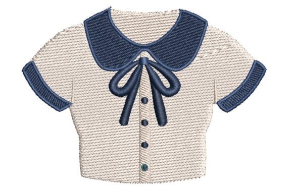 Evaluating the Girl's School Uniform Blouse Embroidery Design