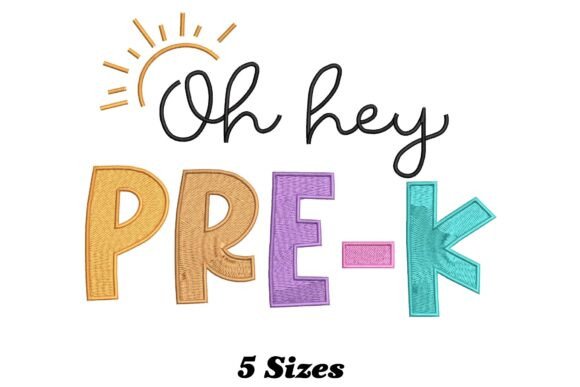Evaluating the Oh Hey Pre-K Embroidery Design for Your Shop