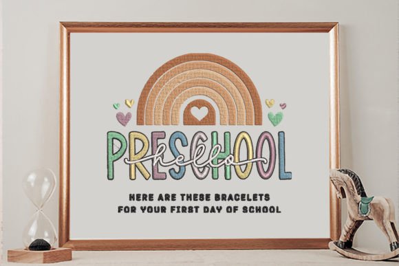 Hello Preschool: A Versatile Embroidery Design for Crafters