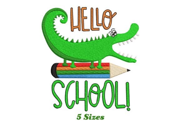Hello School Funny Alligator: A Designer's Review for Business Use