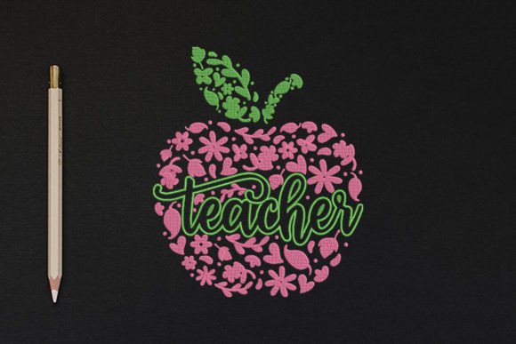 Reviewing the 'Apple Made of Flowers' Embroidery Design for Real Projects
